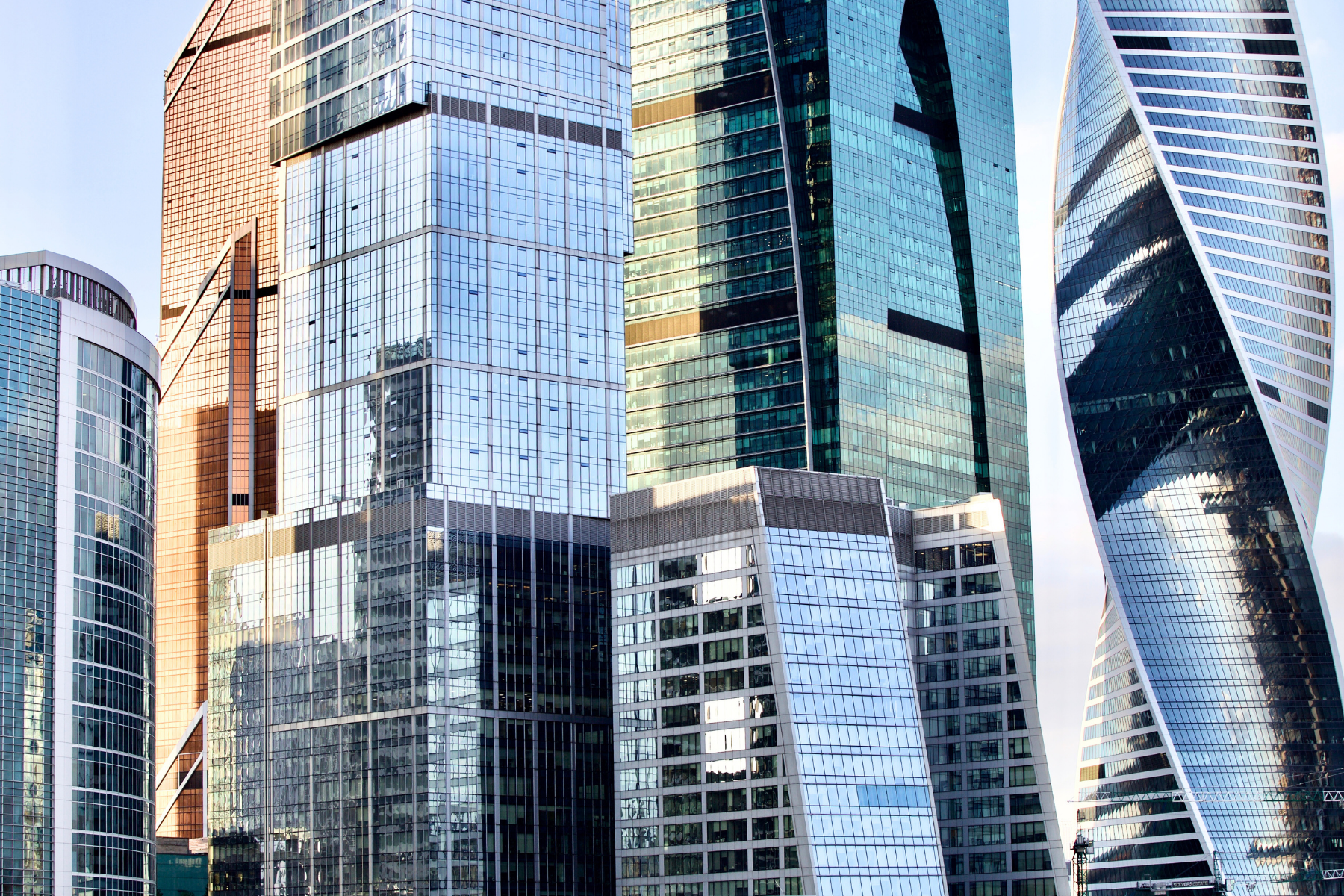 commercial real estate Modern commercial buildings representing SBA 504 loan financing for real estate development and owner-occupied properties.